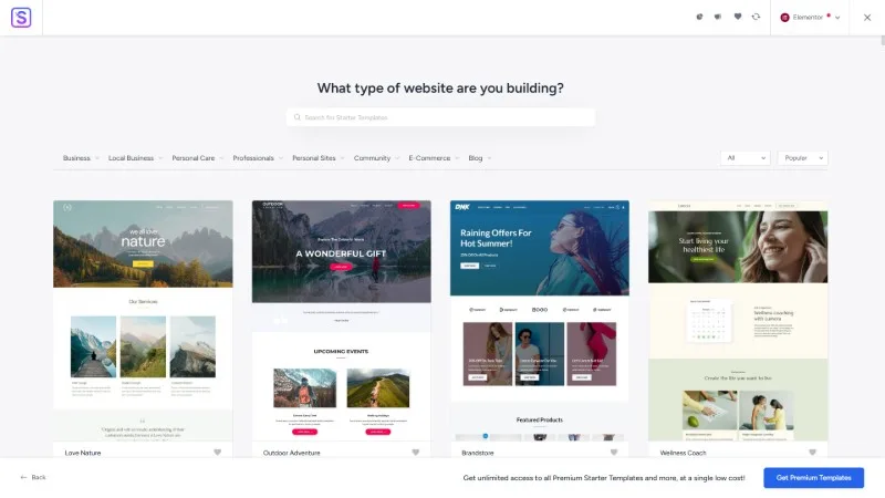 how to build a small wordpress website