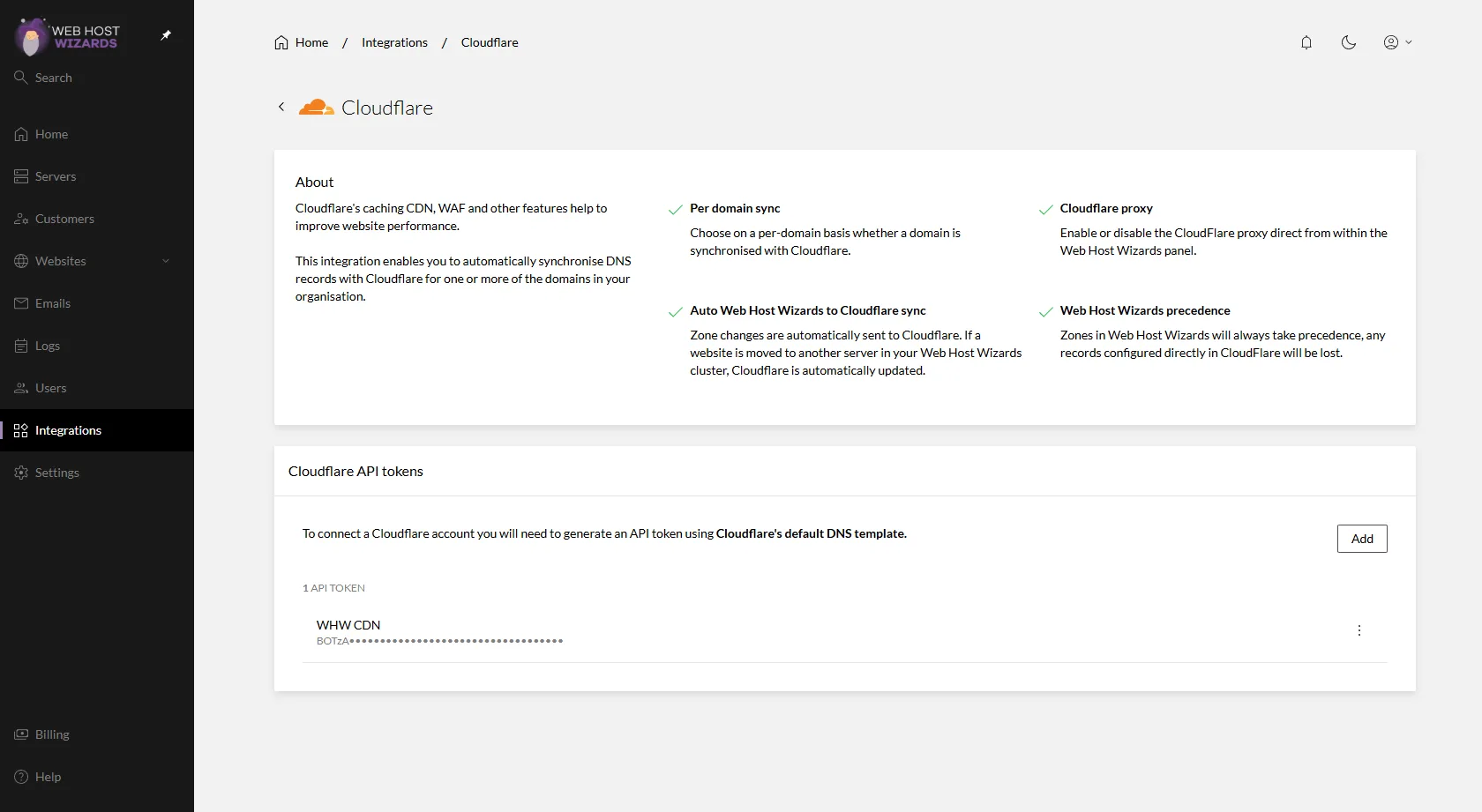 hosting features for wordpress