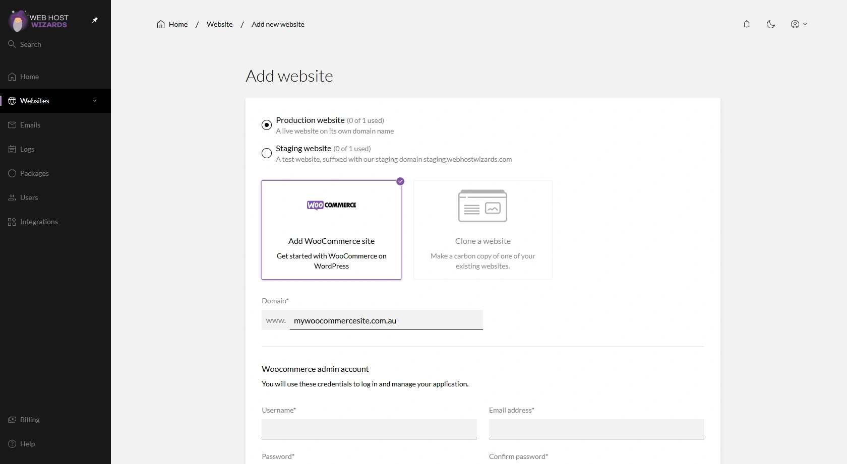 australian woocommerce hosting